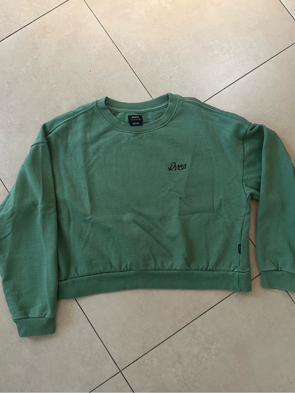 RVCA Women’s Crewneck crop